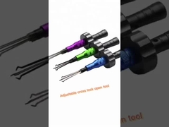 Edelstahl Schloss Pick Set für zivile Schlosser Werkzeug Das neue Querschluss schnell öffnen Werkzeug (3 Sets)