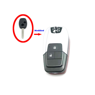 kaufen Gerade Platte Schlüsselschale Modifizierte intelligente Farbe Backen Klappbare Honda Autoschlüssel Schal Ersatz online manufacture