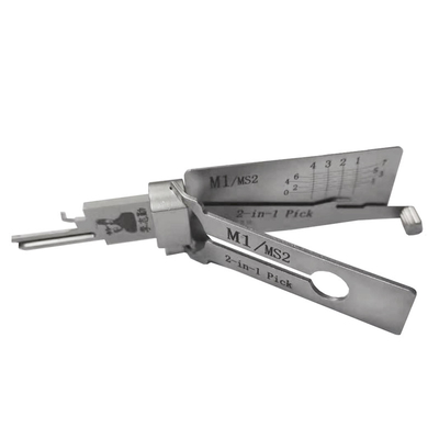 kaufen Lishi 2in1 Werkzeug HU66 SC1 SC4 KW1 R52 KW5 AM5 M1/MS2 B111 TE2 Lock Pick Decoder Online-Herstellung