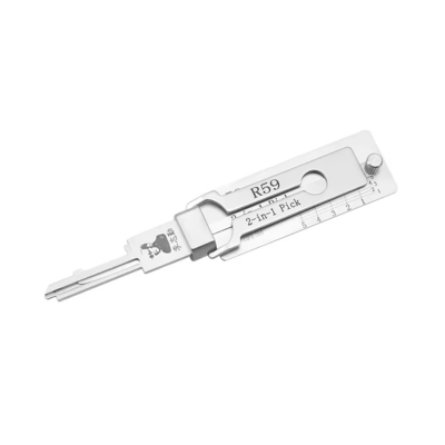 kaufen Lishi 2 in 1 Schlosserwerkzeug-Set R59 Decoder Pick Master Lock Pick Schlosserwerkzeuge Heimische Öffnungswerkzeuge Set Mexiko online manufacture