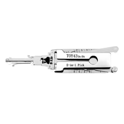 kaufen Lishi Schloss Pick für Autos Set TOY43 2-in-1 Pick Auto Tür Schloss Pick Decoder Freischaltwerkzeug Online-Herstellung