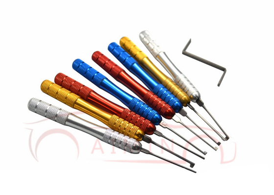 Edelstahl-Kaba-Sperrspitzen Praxis-Sperrspitzen-Sperrspitzen-Entriegelung-Tool-Set Schlüssel-Entfernen-Tools