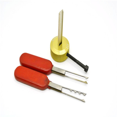 Schlosserwerkzeug Rot Picking Set Edelstahl Schloss Pick Set für den dritten VW