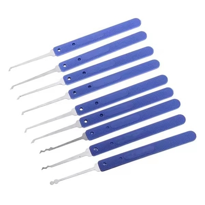 Blau Klom Schlosspick 18 Stück Edelstahl Schlosspick Set Stahl Schlosseröffner Schlosserlieferungen